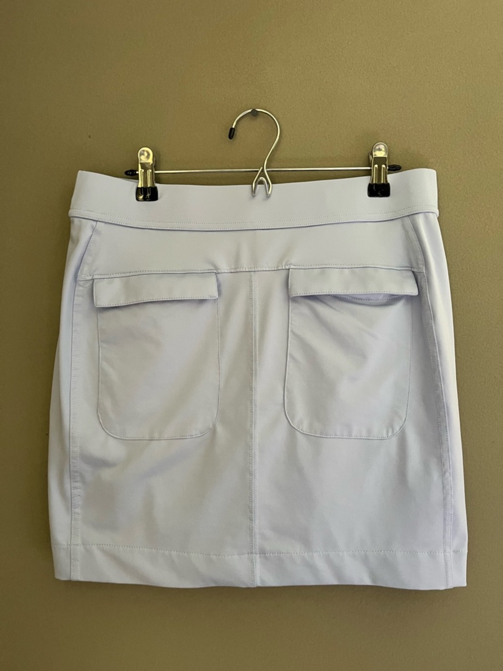 Belyn Key Light Lavender Athletic Skort Skirt Side and Back Pockets Small Golf - Picture 7 of 12